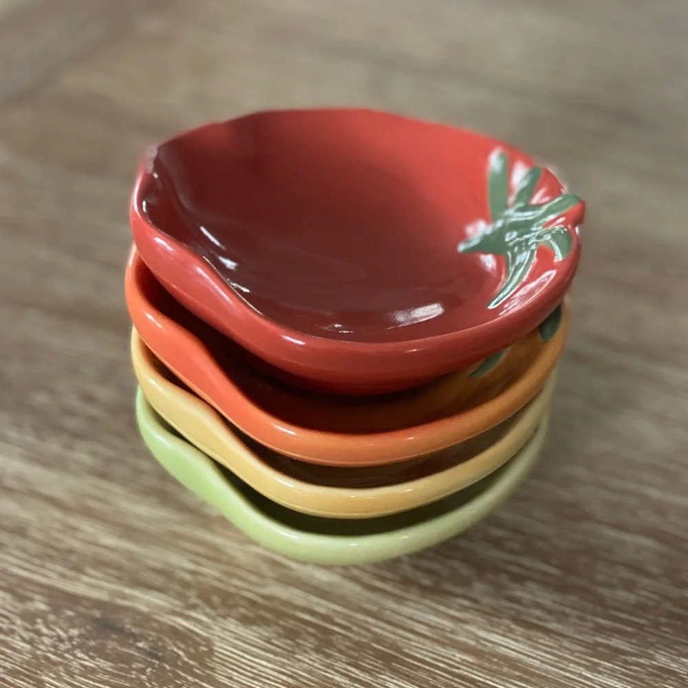 Williams Sonoma Heirloom Tomato Bowls Set of 4 Small Bowls